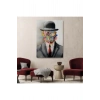 Rene Magritte Ünlü Resim “İnsanın Oğlu” Graffiti Pop Art Tablosu-6316
