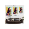 Renkli İsa Mesih Duvar Tablosu, Jesus Christ-6343