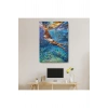 Su Altında Yüzen Kız Duvar Tablosu-6334