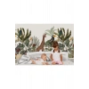 Tropikal Orman Bitkileri ve Hayvanları Çocuk Odası Duvar Kağıdı-5610