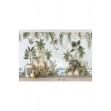 Tropikal Orman Bitkileri ve Hayvanları Çocuk Odası Duvar Kağıdı-5615