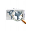 Türkçe Eğitici Ülke ve Başkent Detaylı Atlası Dünya Haritası Duvar Sticker -60x105-3832