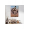 Zıplayan Atı İle Kovboy Tablosu-6249