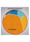 Adıyaman  İli ve İlçeler Haritası  Dekoratif Kanvas Tablo 1251