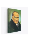 Atatürk Portre Tablosu Mustafa Kemal Atatürk Dikdörtgen Dekoratif Kanvas Tablo-CŞ-70