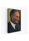 Atatürk Portre Tablosu Mustafa Kemal Atatürk Dikdörtgen Dekoratif Kanvas Tablo-DH-85