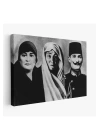 Atatürk Portre Tablosu Mustafa Kemal Atatürk Dikdörtgen Dekoratif Kanvas Tablo-FL-136