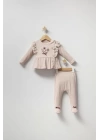 Baby Vintage Rose Zıbın Takım  Pudra