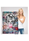 Brigitte Bardot Graffiti Pop Art Duvar Tablosu-6469