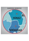 Denizli  İli ve İlçeler Haritası  Dekoratif Kanvas Tablo 1320