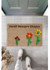 Dijital Baskı Kişiye Özel İç Kapı Dekorasyon Paspas  PS11232