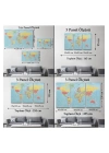 Dünya Haritası  Dekoratif Kanvas Tablo 1080