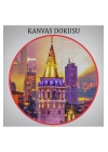 Galata Kulesi Sultan Ahmet Camii ve Şehir Manzara Tablosu-6514