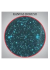 Geyiğin Gece Ormandaki Silüeti Duvar Tablosu-6369