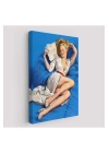 Gil Elvgren Pin-up Aşk Mektubu Duvar Tablosu-6449