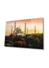 Istanbul Cami Manzara 4mm Dayanıklı Cam Tablo Temperli Cam