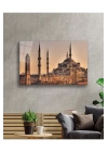 Istanbul Sultan Ahmet Camii Manzara 4mm Dayanıklı Cam Tablo Temperli Cam