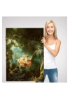 Jean-Honore Fragonard Salıncağın Mutlu Kazaları Tablosu-6253