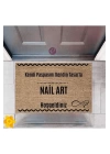 Kapı Önü Paspası Dekoratif Dijital Baskı Nail Art P-2512