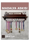 Kick Boks Madalya Askısı, Kick BOXING Sporcu Ödül Duvar Askılı Madalyalık, Madalya Tutucu