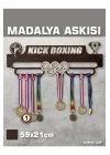 Kick Boks Madalya Askısı, Kick BOXING Sporcu Ödül Duvar Askılı Madalyalık, Madalya Tutucu