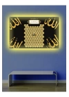 Led Işıklı Esmaül Hüsna tablosu (allahın cc. 99 ismi)