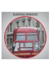 Londra Kırmızı Otobüs Tablosu-6622