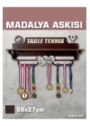 Masa Tenisi Madalya Askısı, Tennis Sporcu Ödül Duvar Askılı Madalyalık, Madalya Tutucu