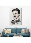 Nikola Tesla Dekoratif Kanvas Tablo-5917