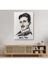 Nikola Tesla Dekoratif Kanvas Tablo-5917