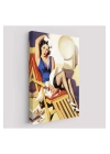 Sailor Pin Up Dekoratif Duvar Tablosu - Denizci Kız-6459