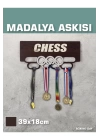 Satranç Madalya Askısı, CHESS Sporcu Ödül Duvar Askılı Madalyalık, Madalya Tutucu