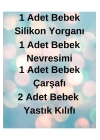 Silikon Yorganlı Bebek Uyku Seti - Tavşanlı Kız