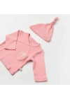 Soft Modal 3lü Zıbın Set  Pembe