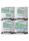 Türkçe Dünya Haritası Kanvas Tablo Son Derece Detaylı ve Dekoratif-1991