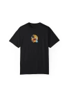 Unisex Ağlayan Zombi Emoji Baskılı Siyah Basic Tshirt