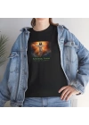 Unisex Ayudame Jesus Tasarım BAskılı Siyah Basic Tshirt