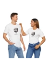 Unisex EURO 2024 Baskılı Beyaz Basic Tshirt