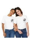 Unisex EURO 2024 Cep Baskılı Beyaz Basic Tshirt