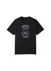 Unisex Grim Reaper Motorcycle Baskılı Siyah Basic Tshirt