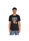 Unisex Juice Baskılı Hiphop Siyah Basic Tshirt