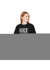 Unisex Juice Baskılı Hiphop Siyah Basic Tshirt