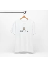 Unisex Relax Baskılı Mizah Beyaz Basic Tshirt