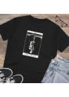 Unisex The Hanged Man Baskılı Siyah Basic Tshirt