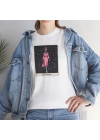 Unisex The Hermit Tarot Kart Baskılı Beyaz Basic Tshirt