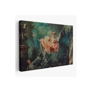 18.yy Salıncakta Sallanan Kadın Tablosu-6592