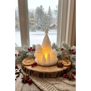 3D Yılbaşı Figürü Noel Baba 15 x 9 cm