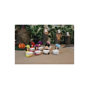 6 Adet Lokumcu Kız Kahve Yanı Sunum Lokumluk