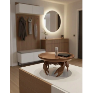 Yengeç Takı, Kahve Yanı Sunumluk Kahverengi