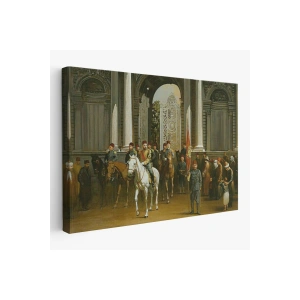 Abdülhamin Han Dolmabahçe Sarayı Tablosu-6557